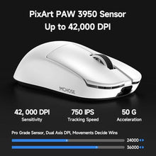 Load image into Gallery viewer, MCHOSE L7 Ultra+ Wireless Gaming Mouse, Ergonomic Mouse Lightweight 48g, White_1990