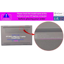 Load image into Gallery viewer, mCover Case ONLY Compatible for 2022 ~ 2023 15.6" HP Envy x360 15-EW0000 (Intel CPU) / 15-EY0000 (AMD CPU) Series Laptop ( NOT Fitting Any Other HP Models ) - Clear_1393