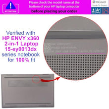 Load image into Gallery viewer, mCover Case ONLY Compatible for 2022 ~ 2023 15.6" HP Envy x360 15-EW0000 (Intel CPU) / 15-EY0000 (AMD CPU) Series Laptop ( NOT Fitting Any Other HP Models ) - Clear_1150