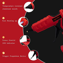 Load image into Gallery viewer, Mellif Cordless Hot Glue Gun Compatible with Milwaukee 18V Battery, Red_988