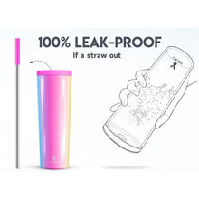 Load image into Gallery viewer, Meoky 30 oz Insulated Tumbler with Lid and Straw, Stainless Steel Vacuum Insulated Tumbler, Keeps Cold for 24 Hours, 100% Leak Proof, Fits in Car Cup Holder (Carnival)_6608