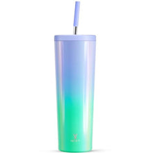 Load image into Gallery viewer, Meoky 30 oz Insulated Tumbler with Lid and Straw, Stainless Steel Vacuum Insulated Tumbler, Keeps Cold for 24 Hours, 100% Leak Proof, Fits in Car Cup Holder (Fairyland)_1