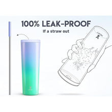Load image into Gallery viewer, Meoky 30 oz Insulated Tumbler with Lid and Straw, Stainless Steel Vacuum Insulated Tumbler, Keeps Cold for 24 Hours, 100% Leak Proof, Fits in Car Cup Holder (Fairyland)_6642