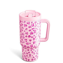 Load image into Gallery viewer, Meoky 32 oz Tumbler with Handle and Flip Straw, 100% Leakproof Tumbler with Lid and Straw, Stainless Steel Insulated Cup, Cupholder Friendly, Keeps Cold for 24 Hours (Love)_1
