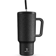 Load image into Gallery viewer, Meoky 40oz Tumbler with Handle, Leak-proof Lid and Straw, Insulated Coffee Mug Stainless Steel Travel Mug, Keeps Cold for 34 Hours or Hot for 10 Hours (Night)_1