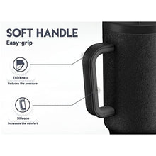 Load image into Gallery viewer, Meoky 40oz Tumbler with Handle, Leak-proof Lid and Straw, Insulated Coffee Mug Stainless Steel Travel Mug, Keeps Cold for 34 Hours or Hot for 10 Hours (Night)_6941