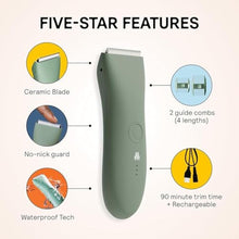 Load image into Gallery viewer, MERIDIAN The Trimmer Original | Body Hair Trimmer for Men & Women | Sage_546