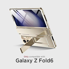Load image into Gallery viewer, Miimall for Fold 6 Case with Kickstand, Hinge Protection Screen Protector Shockproof Lens Protection Comfortable Grip Support Wireless Charging Case for Fold 6 Samsung, Gold_94
