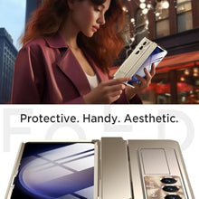 Load image into Gallery viewer, Miimall for Fold 6 Case with Kickstand, Hinge Protection Screen Protector Shockproof Lens Protection Comfortable Grip Support Wireless Charging Case for Fold 6 Samsung, Gold_97
