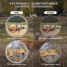 Load image into Gallery viewer, MiLESEEY PFSH 1100 Yards Hunting/Golf Rangefinder with Slope Switch, 7.5 Large View Angle Hunt Range Finder Supports Rain and Fog Mode, Height Measuring >90% High Transmittance, 0.5Y Accuracy, forestgreen_138