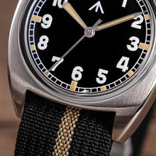 Load image into Gallery viewer, Militado ML17 36mm Military Quartz Watch - Super 2035 Movement Super Luminous Field Watches for Men 100M Waterproof (Black/ 2035 Movement/No Calendar/ K1 Glass)_38
