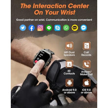 Load image into Gallery viewer, Military Smart Watches for Men (Answer/Make Calls), Watches for Men with Blood Pressure/Heart Rate/Sleep/100+ Sport Modes, 2.02'' Fitness Smart Watch, Waterproof Fitness Tracker for Android and iPhone_37