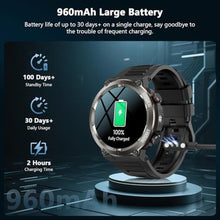 Load image into Gallery viewer, Military Tactical Smart Watches for Men with Compass/Flashlight, WPROBlack_766