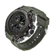 Load image into Gallery viewer, Military Watches for Men Outdoor Sports Digital Watch Tactical Army Wristwatch LED Stopwatch Waterproof Military Watches for Men, D-Silver_1