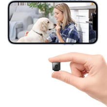 Load image into Gallery viewer, Mini Camera 2026 4K HD WiFi Portable Nanny Cam with Motion Detection,Cloud & SD Storage,Night Vision,Wide Angle,Can No Need WiFi Cams Micro Wireless Small Security Cameras for Home Baby Indoor Outdoor, Black_1