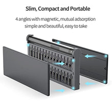 Load image into Gallery viewer, Mini Electric Screwdriver - 3.7V Small Cordless Precision Screwdriver Set - 55 Precision Bits & LED Light & Magnetic Mat - Repair Tool for Electronics Phone Watch Camera Laptop, Grey_6977