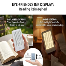 Load image into Gallery viewer, Mini Ereader, Small Ink Ebook Reader with 2.7 Inch Touchscreen, Portable Electronic Book Reader BT MP3 Player for Book Reading, Music Playback, Long Battery Life_1944