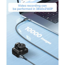 Load image into Gallery viewer, Mini Keychain Camera 4K 64MP Retro Mini Digital Camer Set with 32GB Card, Black_170