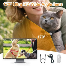 Load image into Gallery viewer, MITNOTY HD 1080P Pet Camera Collar with Video Record, Wireless Mini Sport Cam Built in WiFi, Small Body Action Cameras for Pet Supplies/Cycling/Travel/Walking, Black_810