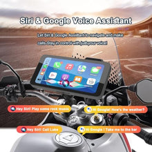 Load image into Gallery viewer, MITNOTY Motorcycle CarPlay & Android Auto, 6.5 Inch Wireless Carplay Screen with GPS Navigation, IP67 Waterproof Touchscreen, Bluetooth, Portable Screen for Motorbike, Dual Bluetooth, Siri, G-Assist_2511