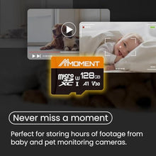 Load image into Gallery viewer, MMOMENT MM13 128GB (2 Pack) Micro SDXC Card, A1, UHS-I, U3, V30, Class10 Compatible, Read Up to 95 MB/s,Write Up to 60 MB/s, SD Adapter Included, MMMAVpackGB_4496