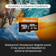 Load image into Gallery viewer, MMOMENT MM13 128GB (2 Pack) Micro SDXC Card, A1, UHS-I, U3, V30, Class10 Compatible, Read Up to 95 MB/s,Write Up to 60 MB/s, SD Adapter Included, MMMAVpackGB_4498