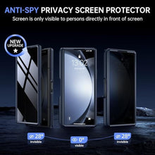 Load image into Gallery viewer, MOBOSI for Galaxy Z Fold 7 Case with Screen Protector, Privacy Black, PrivacyBlack_882