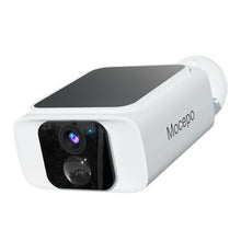 Load image into Gallery viewer, mocepo Solar Camera Outdoor Wireless 5G -4MP Outdoor Camera Wireless with Integrated Solar Panel, Color Night Vision, Two-Way Audio, White_1