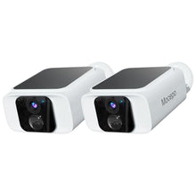 Load image into Gallery viewer, mocepo Solar Security Cameras Wireless Outdoor 4MP -2.4G&5G Solar Camera Outdoor Wireless, Cameras for Home Security with Integrated Solar Panel, Color Night Vision, Whitepack_1