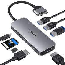 Load image into Gallery viewer, MOKiN Docking Station for MacBook ProAir,USB C Docking Station Dual Monitor, INUSBCHub_1