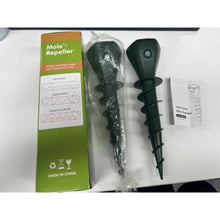Load image into Gallery viewer, Mole Repellent Solar Powered Ultrasonic,Deer Repellent Devices,Gopher Trap Groundhog Repeller,Sonic Spikes Get Rid of All Pests Vole, Chipmunk,Cat,Skunk,Snake,Mole Trap for Lawn, Garden Yard (4P), Green_731