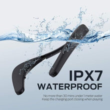 Load image into Gallery viewer, Monster Boomerang Neckband Bluetooth Speaker - Wireless Wearable Speaker with 12H Playtime, IPX7 Waterproof, True 3D Stereo Sound for Home, Sport, Outdoor - Black, Silver_396