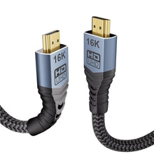 Load image into Gallery viewer, MOPOCHG 16K 10K 8K HDMI ARC/eARC Cable 2.2 for Soundbar 1.6FT/0.5M, 16K@60Hz 8K@240Hz 4K@480Hz High Speed HDMI Cord for Home Theater, 96Gbps, Dolby Atoms, DTS:X, for PS5, Laptop, Monitor, Roku TV, Black_1