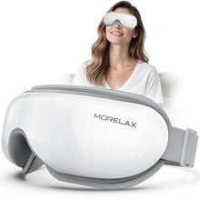 Load image into Gallery viewer, Morelax Fathers Dad Day Gifts,Eye Massager with Heat & Bluetooth Music, Birthday Gifts for Women, Reduce Eye Strain, Headache Relief and Improve Sleep,Gift for mom/Sister/Wife, White_1