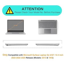 Load image into Gallery viewer, MOSISO Case Compatible with Surface Laptop Go 3/2/1 12.4 inch, Black_625