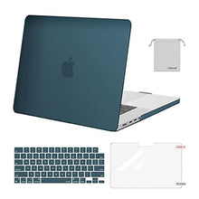Load image into Gallery viewer, MOSISO Compatible with MacBook Pro 16 inch Case M5 2026 M4 2025 M3 M2 M1 2024-2021 A3429 A3428 A3403 A3186 A2991 A2780 A2485, Protective Hard Shell&Keyboard Cover&Screen Film&Pouch, Deep Teal, DeepTeal_1