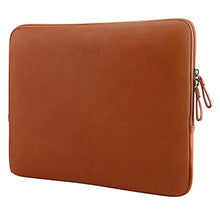 Load image into Gallery viewer, MOSISO Laptop Sleeve Compatible 13-13.3 Inch 2010-2019 MacBook Air/Pro Retina/MacBook Pro USB-C/Surface Book/Surface Laptop, PU Leather Super Padded Bag Waterproof Protective Case, Black_1