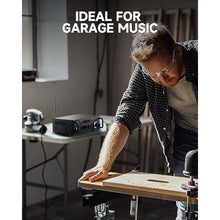 Load image into Gallery viewer, Moukey 2.0 Channel Stereo Bluetooth 5.0 Karaoke Amplifier, 300W Audio Stereo Receiver with RCA, USB, SD, 2 Mic Inputs, FM Radio, Black_776