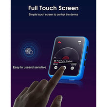 Load image into Gallery viewer, MP3 Player with Bluetooth 5.0 Portable HiFi Lossless Sound MP3 Music Player and FM Radio Recorder E-Book 2.4 inch Screen Maximum Support 128GBBlue_2565