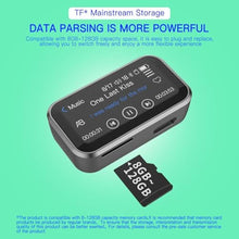 Load image into Gallery viewer, MP3 Player with Bluetooth,Portable Digital Lossless 32G Music Player with Built-in Speaker, 1.47 in Full Touch Screen, Digital Voice Recorder,E-Book,FM Radio,Mini Back Clip Design, Silver_70