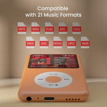 Load image into Gallery viewer, Mp3 Player with Bluetooth Y1 Portable Music Digital Players Supports Playlist Audiobook Video Nice Gadget for Kids Orange_2258