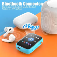 Load image into Gallery viewer, MP3 Player with Sports Clip, Small Music Player with Bluetooth 5.3, Touch Screen, Built-in Speaker, Voice Recorder, FM Radio, Expandable Storage up to 256GB(Blue)_2183