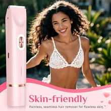 Load image into Gallery viewer, Mpotmiy 2-in-1 Electric Shaver for Women, Dual-Head Bikini Trimmer, Gift, Pink_795