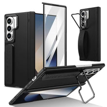 Load image into Gallery viewer, MRRSIWEI Wrist Strap Case for Samsung Galaxy Z Fold 7 with Screen Protector, Military Grade Shockproof Protection Case with Camera Kickstand Cover for Samsung Galaxy Z Fold7.Strap Black_1