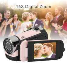 Load image into Gallery viewer, Mtlavishness D90 Digital Video Camera Camcorder Portable 1080P HD Handheld Recorder Camera 16MP 16X Zoom with Fill Light 2.4 Inch Rotatable LCD Screen for Vlogging Travel Sports Events_642