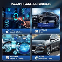 Load image into Gallery viewer, MUCAR CS6 OBD2 Scanner Diagnostic Tool, Engine Transmission BCM Car Scanner, ABS Code Reader, SRS TPMS Scan Tool, 7 Reset Service, Oil/EPB/SAS/TPMS/DPF/Throttle/ABS Bleed, Auto VIN, Free Update_7368