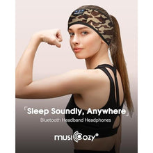 Load image into Gallery viewer, MUSICOZY Sleep Headphones Bluetooth 5.4 Headband, Sports Wireless Earphones Sweat Resistant Earbuds Sleeping Headphone with Ultra-Thin HD Stereo Speaker for Workout Running Cool Gadgets_2583