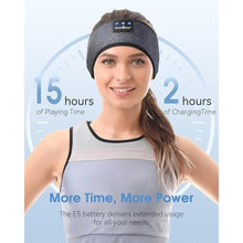 Load image into Gallery viewer, MUSICOZY Sleep Headphones Bluetooth 5.4 Headband Headphones, Wireless Earphones Music Sleep Earbuds for Side Sleepers Sleeping Eye Mask for Women Men Workout Running Cool Unique Gifts, Black_2113