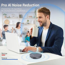 Load image into Gallery viewer, N newline Conference Speaker and Microphone, 4 AI Mics 360 Voice Pickup, Plug & Play, Bluetooth Speakerphone w/dongle, Wireless Daisy Chaining, Noise Reduction, for Meeting, Home Office, NewPie 91_2008