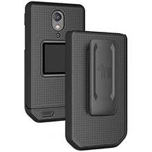 Load image into Gallery viewer, Nakedcellphone Combo for CAT S22 Flip Phone Case with Belt Clip - Black_1